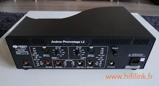 zesto andros pre phono connecteurs hifi link