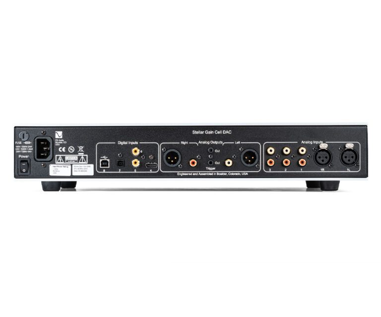 PS audio Stellar Gain Cell DAC back