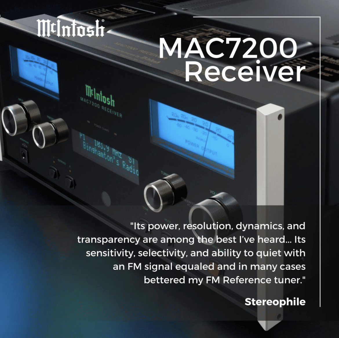 McIntosh MAC7200 stereophile