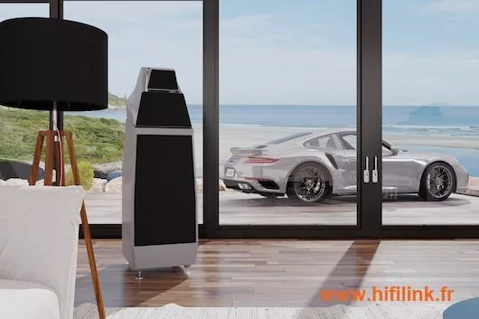 Porsche 911 et enceintes Audio haut de gamme