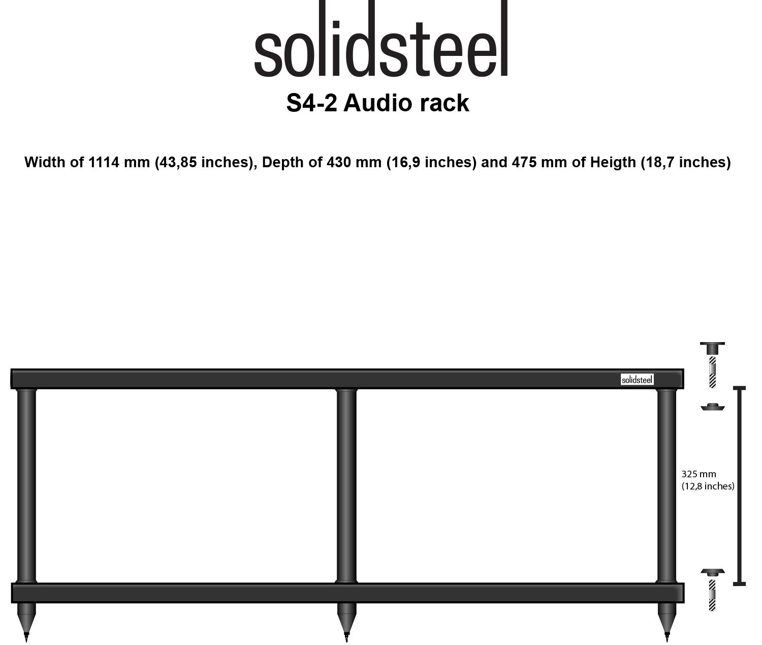 Solidsteel S4-2 dimensions taille