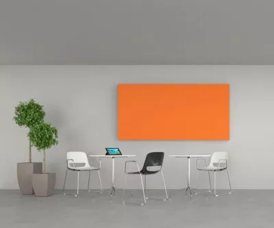 Caruso Acoustic Panneaux Silente orange mural