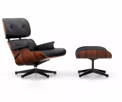 Charles Eames Lounge Chair noir bois