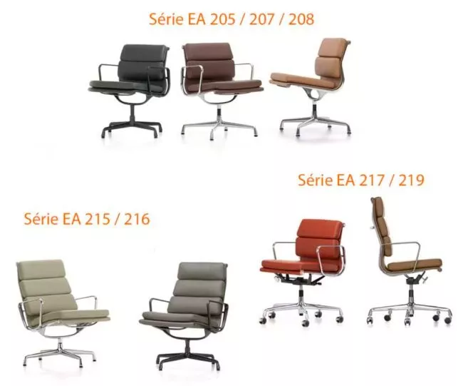 Charles Eames Soft Pad Chairs