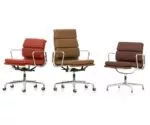 Charles Eames Soft Pad Chairs trio