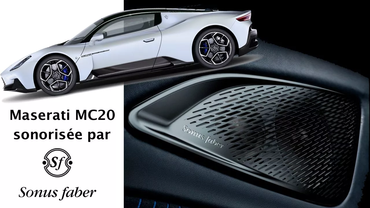 maserati MC20 et sonus faber