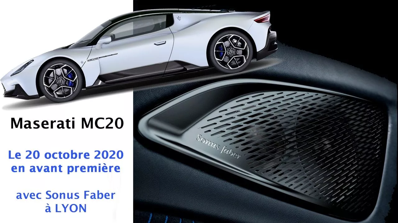 MC20 maserati LYON le 20 octobre 2020