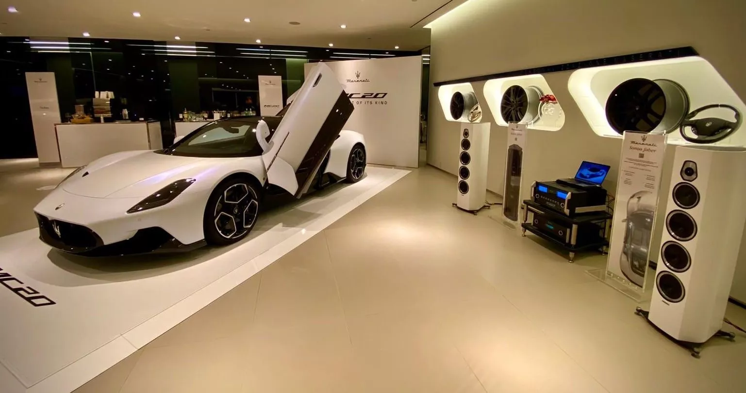 maserati MC20 et sonus faber le 20 octobre 2020