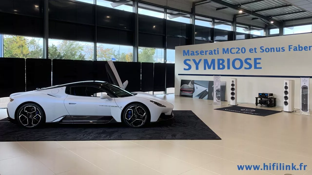 sonus faber et maserati MC20 symbiose lyon