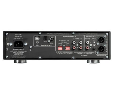 Violectric DHA V380² connectiques