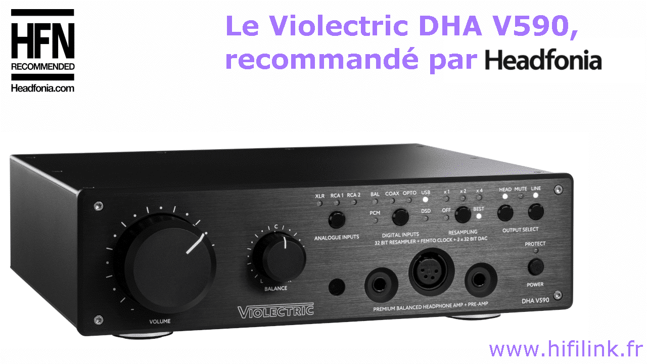 test de l amplificateur violectric dha v590