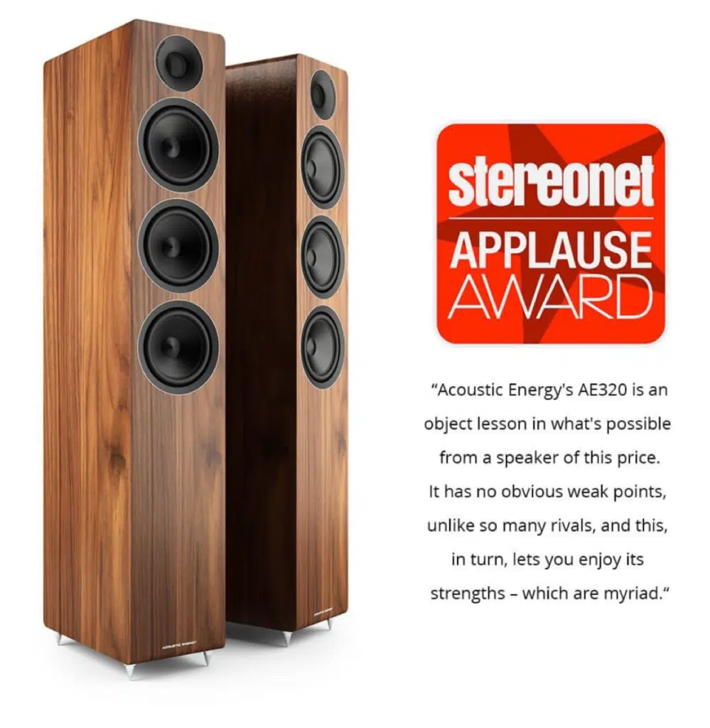  StereoNet Applause - acoustics energy AE320 07.2022