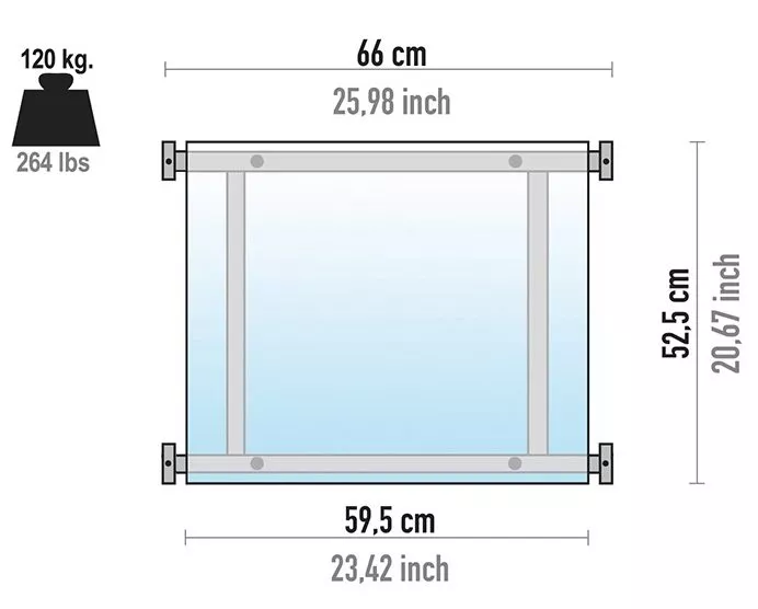 taille etageres musictools isosquare