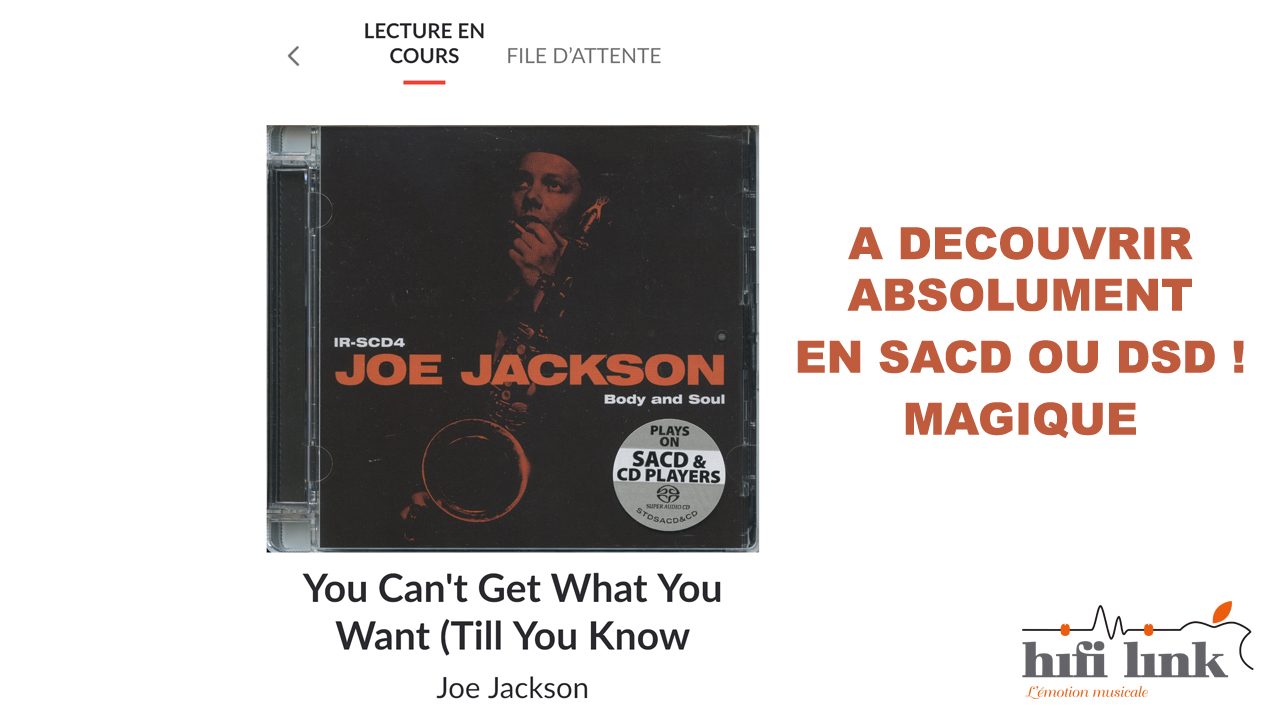 joe jackson body and soul DSD SACD