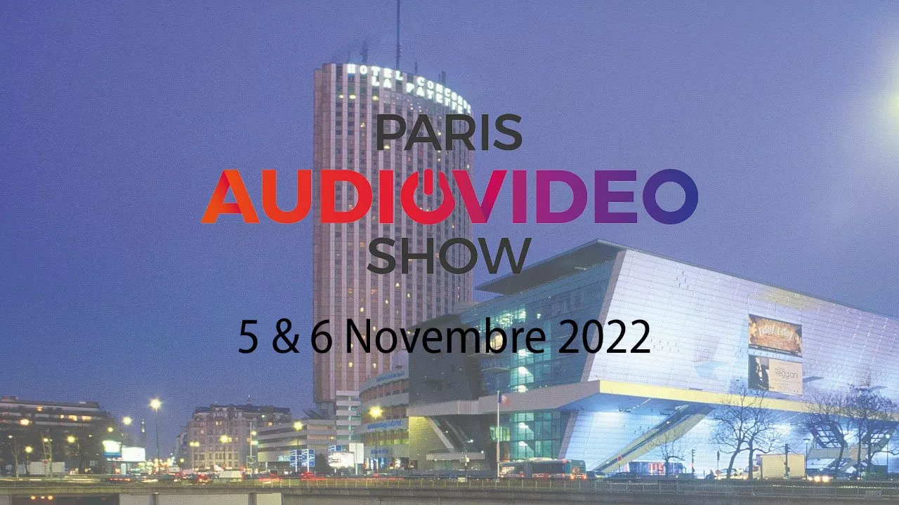 Ce week end nous étions au salon Audio Vidéo Show à Paris, au palais des congrès (photo d'article). 