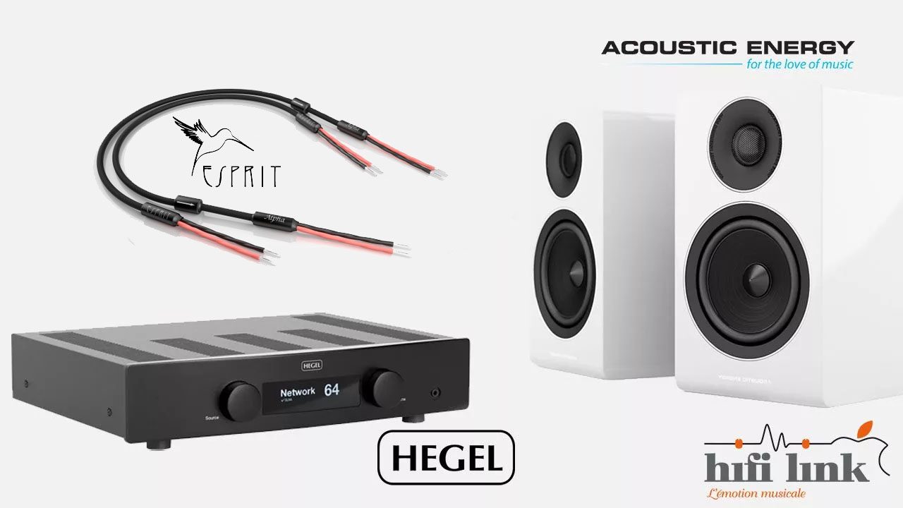 petit setup Hegel Esprit Acoustics Energy