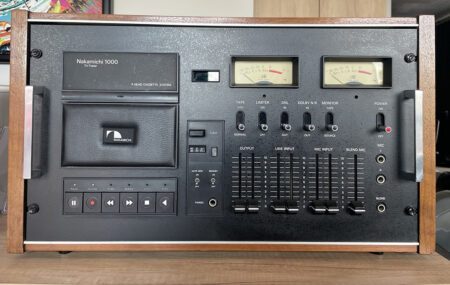 Lecteur cassettes Nakamichi 1000 Tri-Tracer 5 (VENDU)