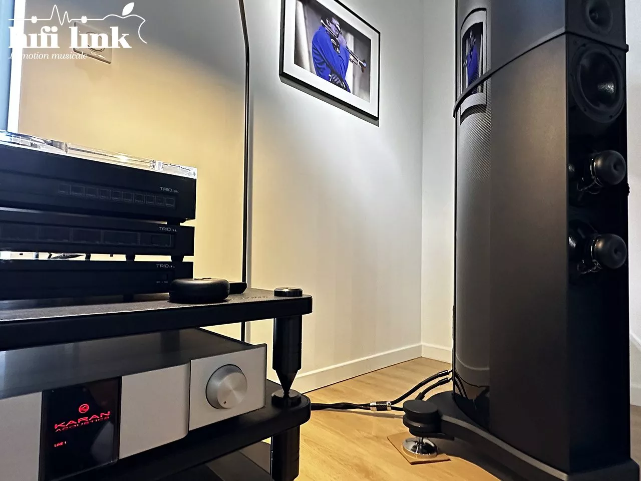 installation hifi haut de gamme meuble karan