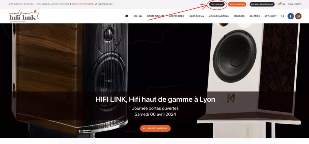 destockage matériel hifi