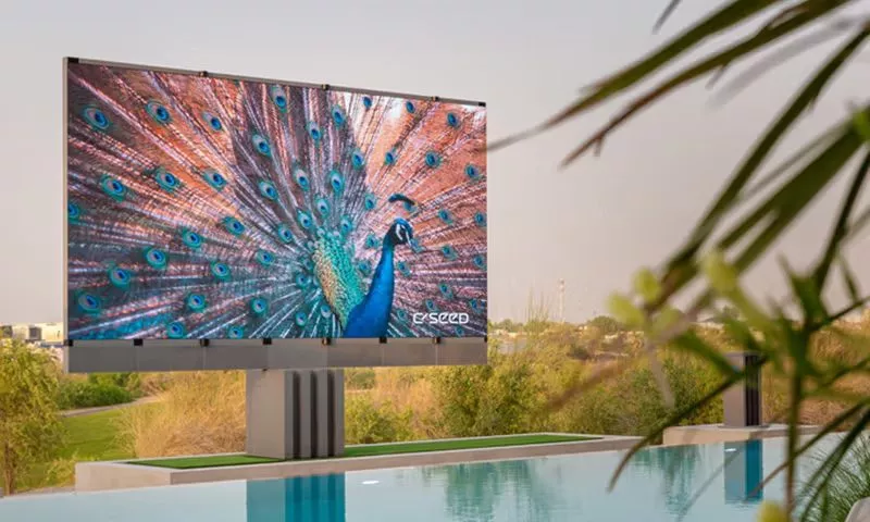 tv jardin c seed ecran géant