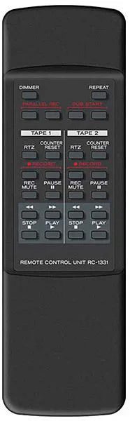 télécommande lecteur cassetteTEAC W1200