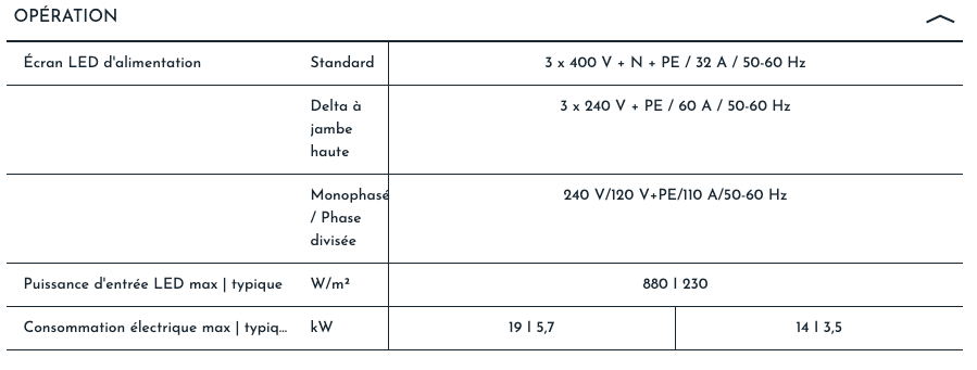 SCEED vertical outdoor opération