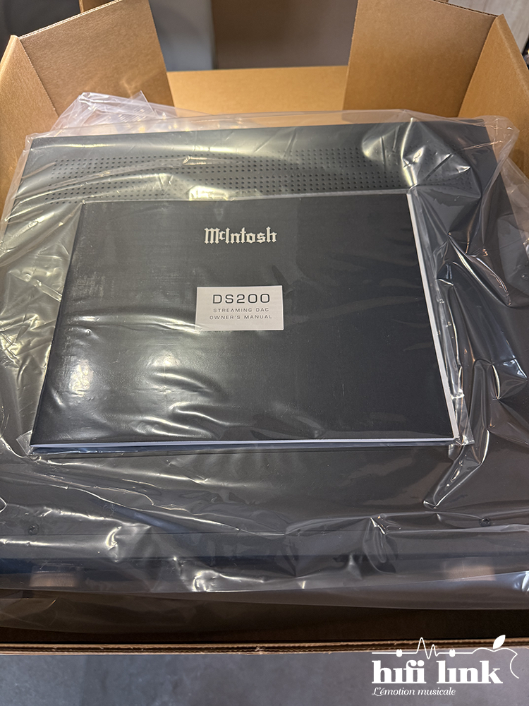 test d'écoute mcintosh ds 200 déballage