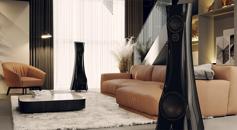 enceinte luxueuse Estelon X diamant