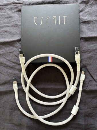 2 Câbles Esprit Celesta RJ45 G9, 1,2m , couleur blanche