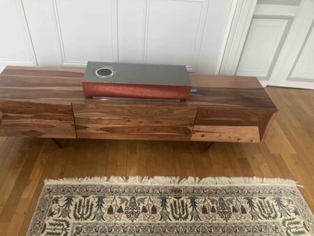 Naim Muso 2 + Grille Rouge Terracotta (Orange) optionnelle + Cable Audioquest NRGX2 (1m) - tout est